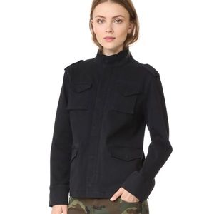 Anine Bing Black Cargo Jacket.